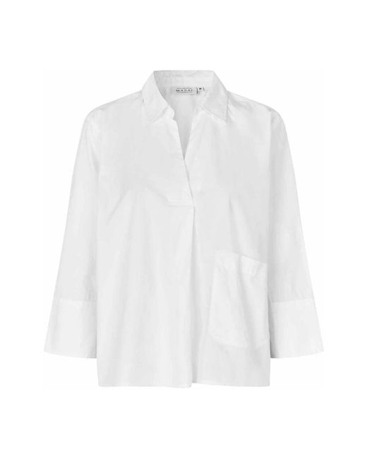 Blouses Masai en coloris White
