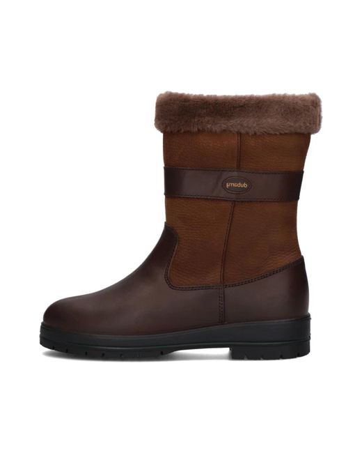 Dubarry Schoenen ,Bruin ,Leer Foxrock Laarzen Bruin Leer in het Brown