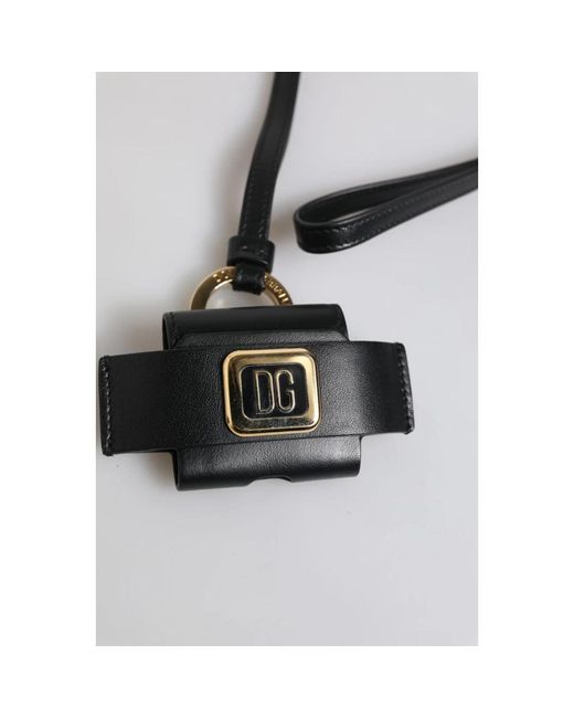 Dolce & Gabbana Black Phone Accessories for men