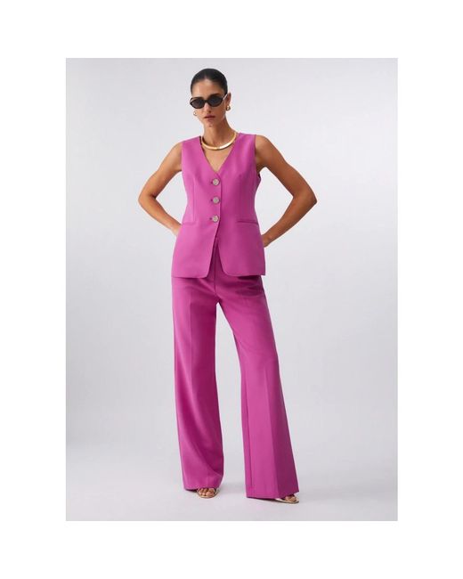 Liu Jo Purple Waistcoats