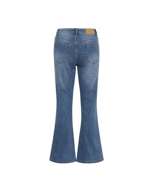 Flared Jeans di Kaffe in Blue