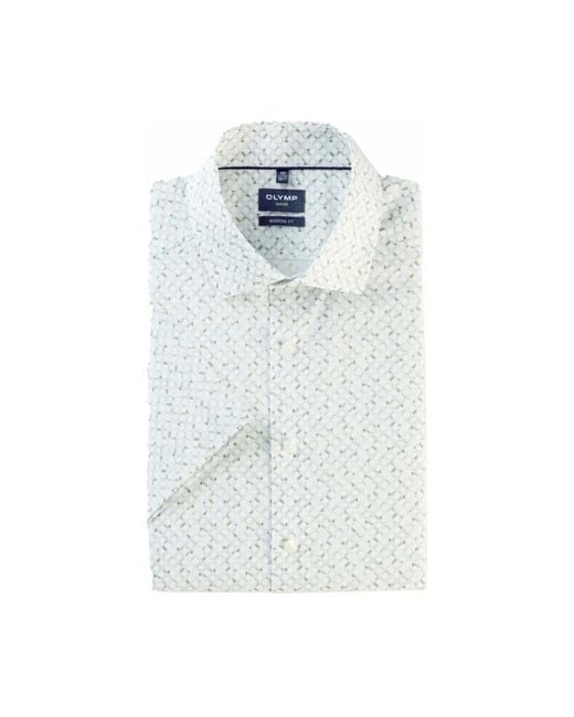 Olymp Zeitlose Stil Blusen & Hemden in Blue für Herren