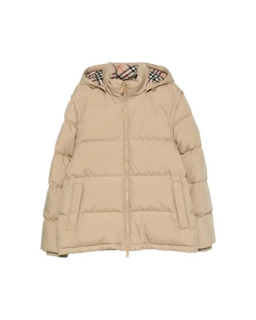 Burberry Bideford Puffer Jacket in het Natural voor heren