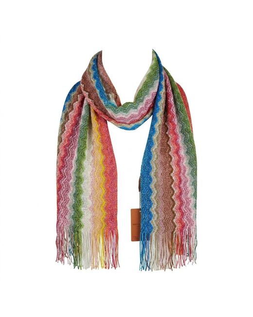Winter Scarves Missoni en coloris Red