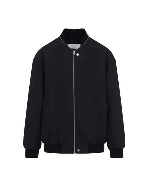 Jil Sander Black Bomber Jackets for men