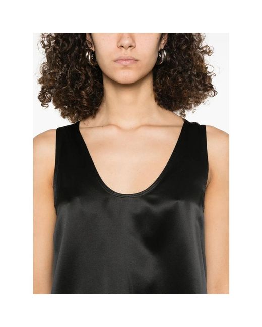 Max Mara Sleeveless Tops in het Black