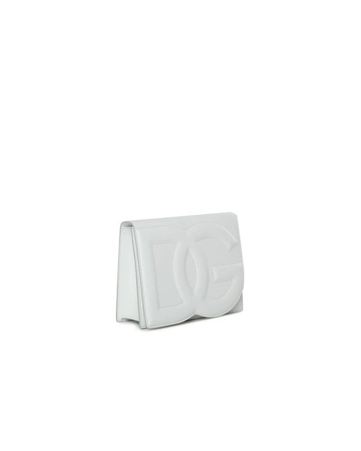 Dolce & Gabbana White Cross Body Bags