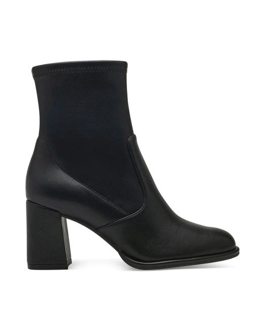 Tamaris Black Heeled Boots