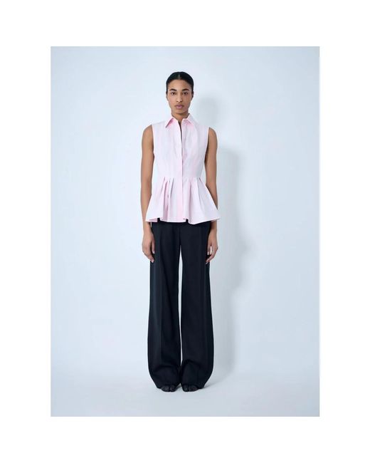Sportmax Blue Wide Trousers