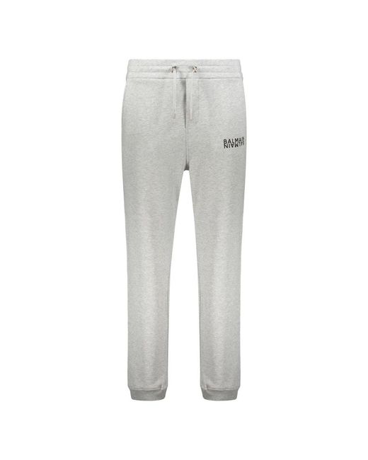 Balmain Broeken ,Grijs ,Katoen Track Pants in het Gray voor heren