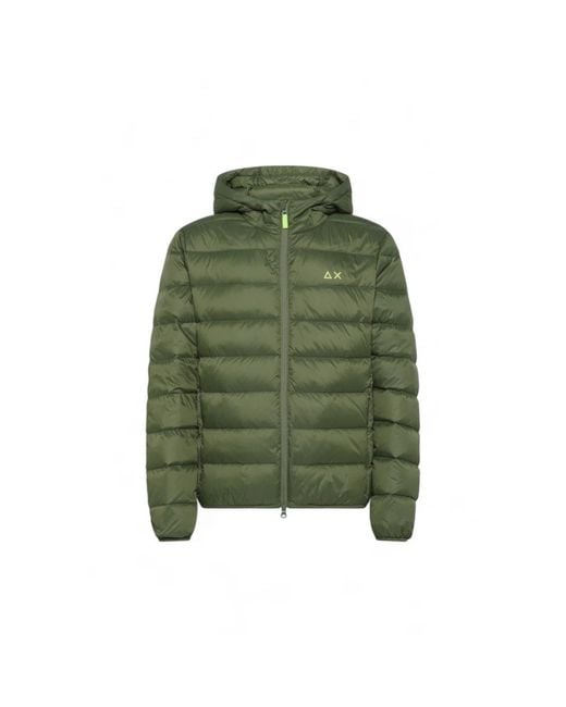 Sun 68 Green Winter Jackets for men