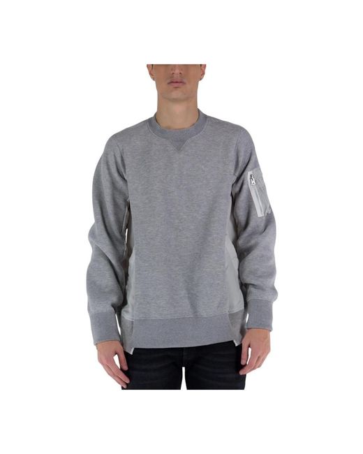 Sacai Gray Sweatshirts for men