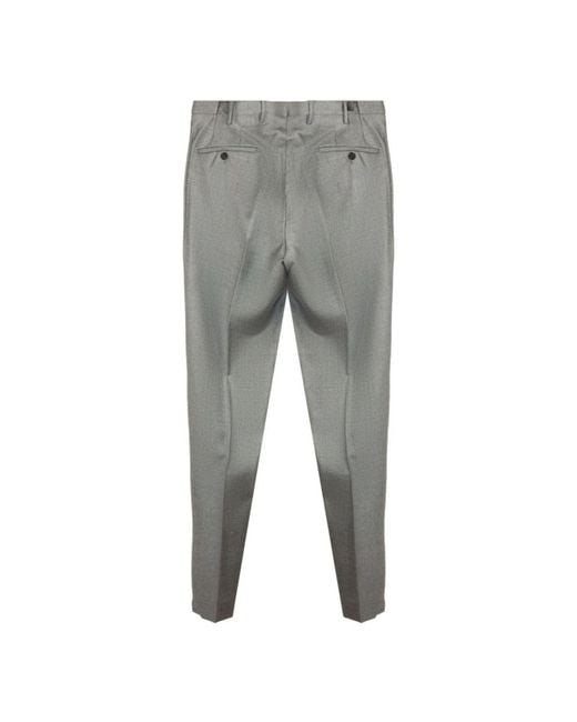 Incotex Gray Suit Trousers for men