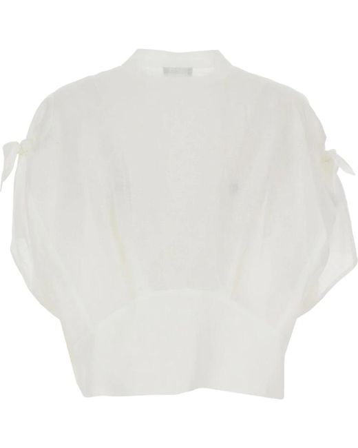 Emporio Armani White Blouses