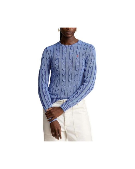 Ralph Lauren Blue Round-Neck Knitwear