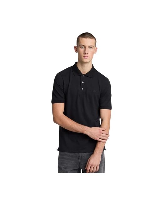 Lyle & Scott Superfine Polo in het Black voor heren