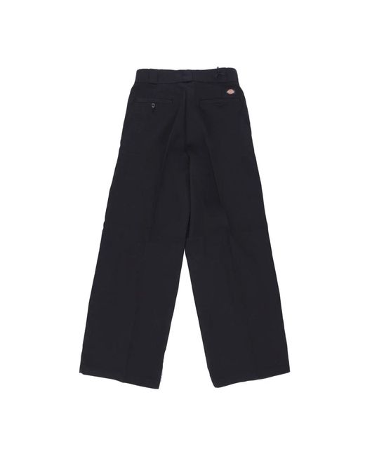Dickies Blue Straight Trousers