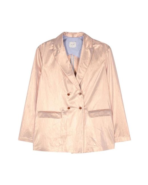 Jackets > blazers Alysi en coloris Pink