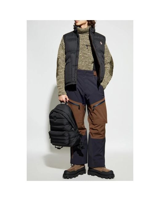 Moncler Black Vests for men