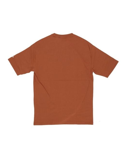 KTZ Tops ,Bruin ,Katoen Mlb League Essentials Oversize Tee Earth in het Brown voor heren