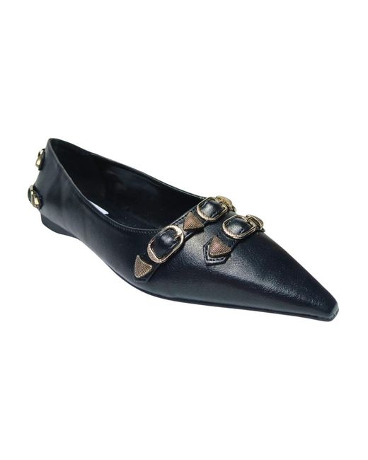 Steve Madden Blue Ballerinas