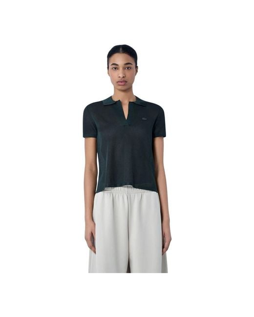 Lacoste Black Polo Shirts