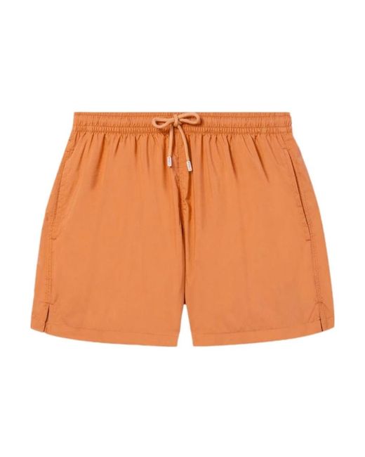 Fedeli Badmode ,Oranje ,Polyester Oranje Zwemshorts Madeira Model in het Orange voor heren