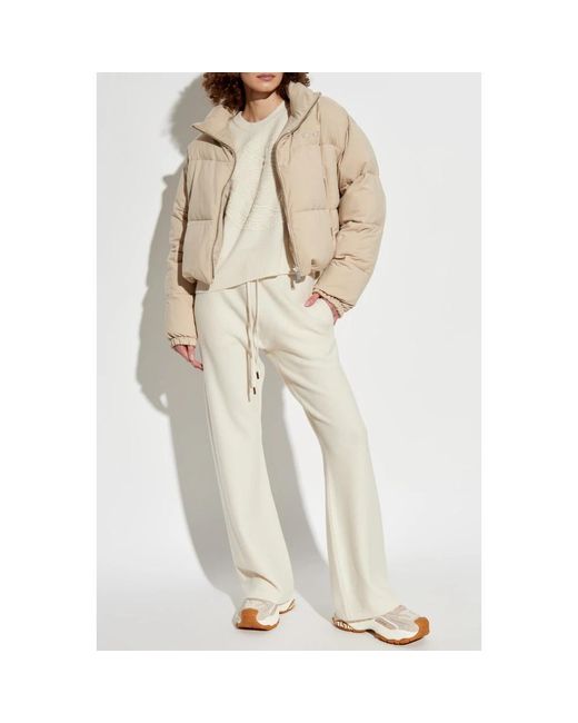 Versace Broeken ,Wol Wollen Broek in het Natural
