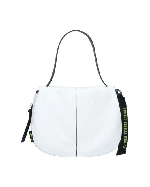 Rebelle White Shoulder Bags