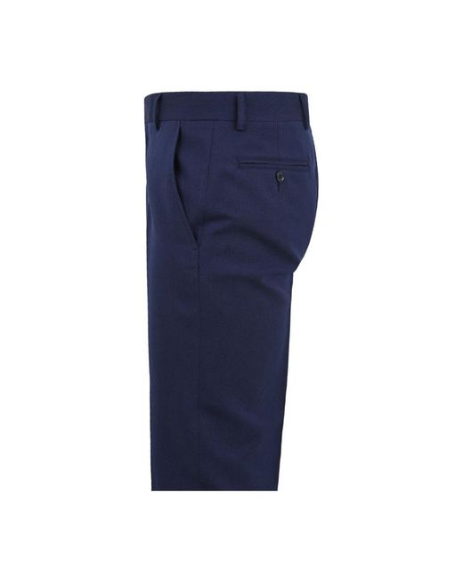Daniele Alessandrini Blue Suit Trousers for men