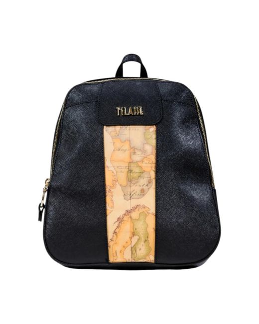 Alviero Martini 1A Classe Blue Damenrucksack Mit Geo Classic Print