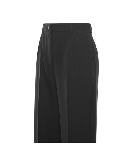Dolce & Gabbana Gray Straight Trousers