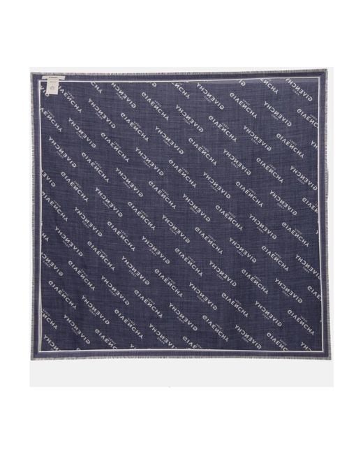 Givenchy Blue Scarves
