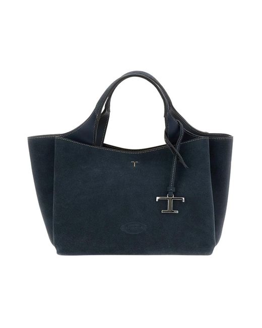 Tod's Blue Shopping Bags