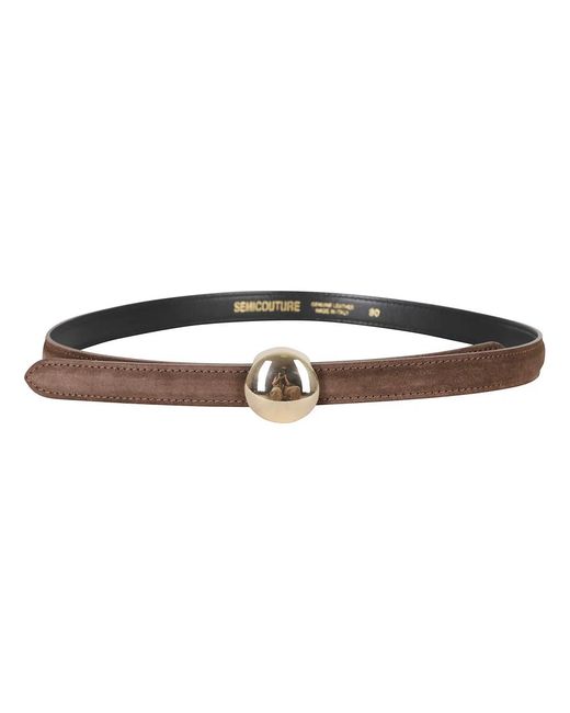 Belts di Semicouture in Brown