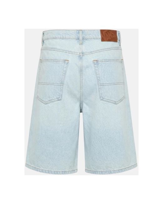 Vans Blue Denim Shorts for men