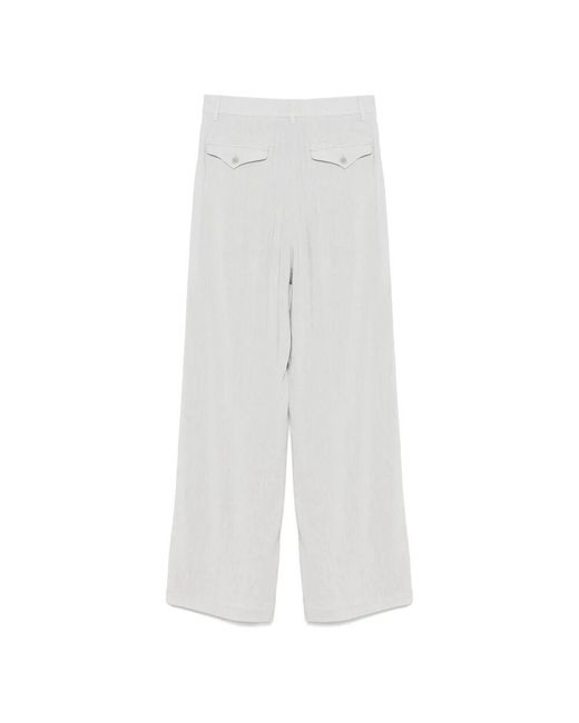 Barena White Lezier Silberne Hose