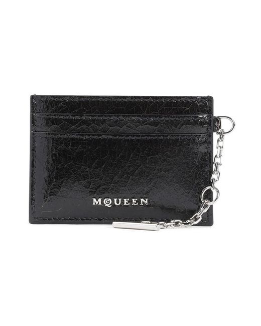 McQueen Black Sling Kartenhalter