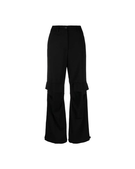 P.A.R.O.S.H. Black Wide Trousers