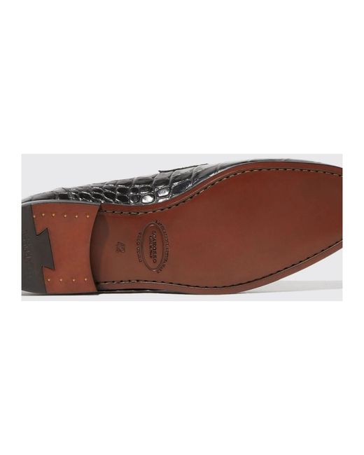 Scarosso Black Loafers for men