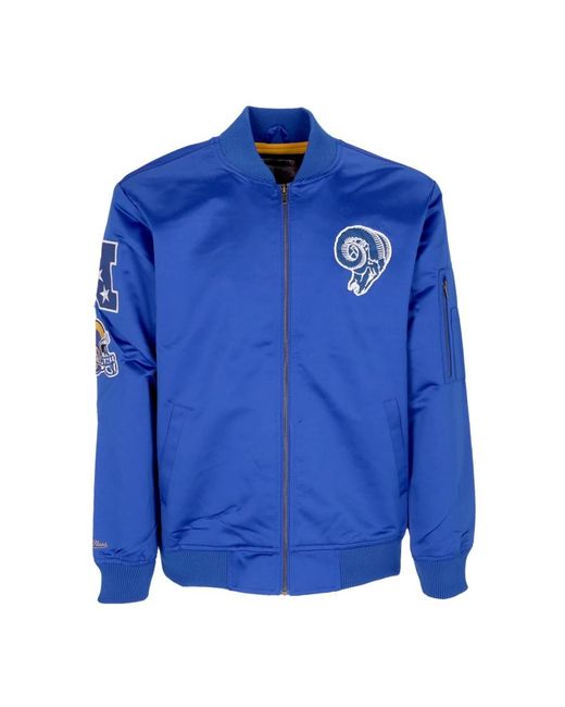 Bomber Jackets di Mitchell & Ness in Blue da Uomo