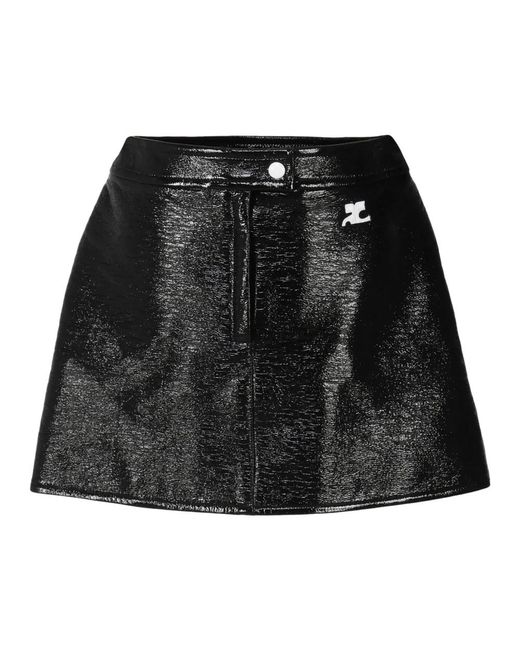 Courreges Short Skirts in het Black