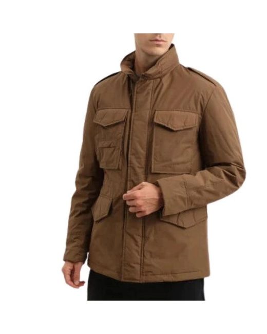 Add Field Jacket in het Brown voor heren
