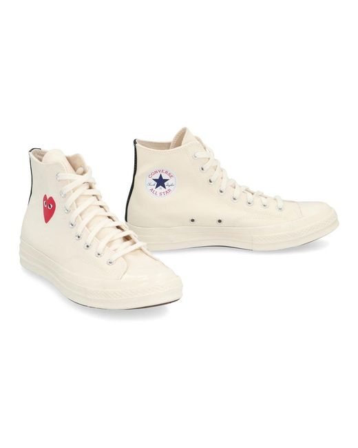 COMME DES GARÇONS PLAY Pink Sneakers for men