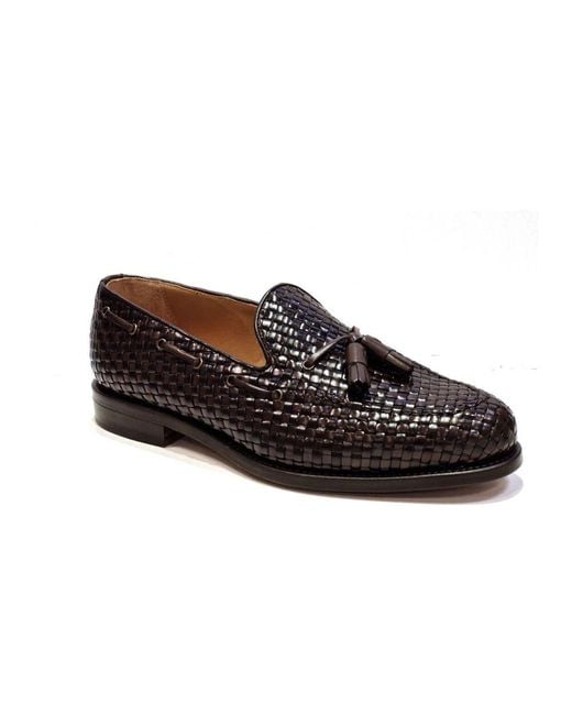 BERWICK  1707 Black Loafers for men