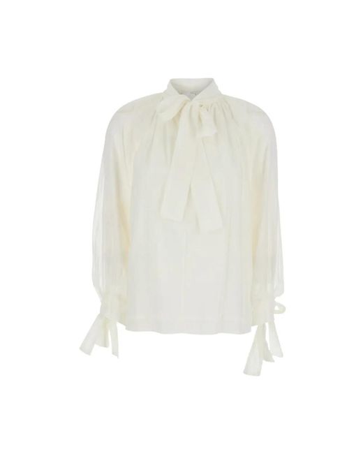 Tela Overhemden ,Wit ,Blouses in het White