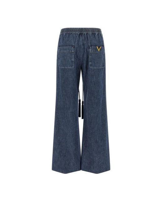 Valentino Garavani Blue Wide Jeans