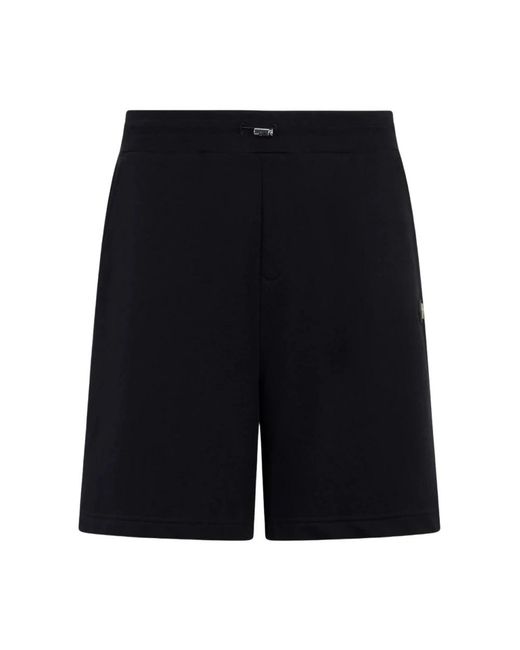 Philipp Plein Fleece Shorts Basic in het Black voor heren