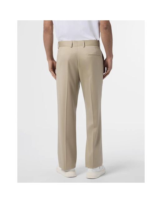 Billionaire Natural Straight Trousers for men