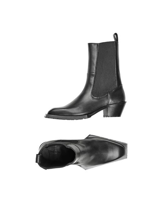 Stine Goya Black Cowboy & Biker Boots